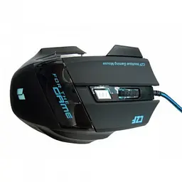 Ігрова дротова мишка Gaming mouse LED G-509-7 Чорна - мініатюра 2