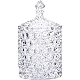 Цукерниця Yiwu із кришталевого скла Crystal Imperial зі скляною кришкою 15 см HP-4-103