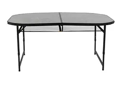 Стіл Bo-Camp Northgate Oval 150x80 cm Black/Grey (1404188) - мініатюра 2