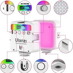Накамерне світло Ulanzi VL49 RGB White [89660] - мініатюра 8