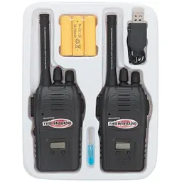 Набір дитячих рацій Interphone з акумуляторами та USB-кабелем рації для гри та прогулянок двосторонній зв’язок - мініатюра 3