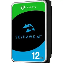 Накопичувач HDD Seagate SATA 12.0TB SkyHawk AI Surveillance 7200rpm 512MB (ST12000VE003)