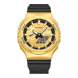 Наручний годинник чоловічий 3167 Gold Sanda acs0030941