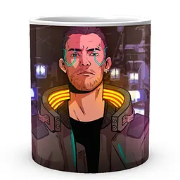 Кухоль GeekLand Cyberpunk 2077 Кіберпанк 2077 Ви CY 02.600 330 мл білий - мініатюра 2