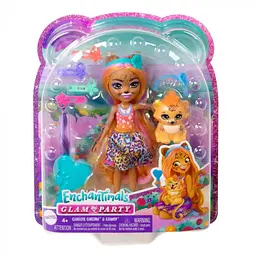 Ігровий набір Enchantimals Glam party Гламурні зачіски Charisse Cheetah&Grinsy (HNV30) - мініатюра 6