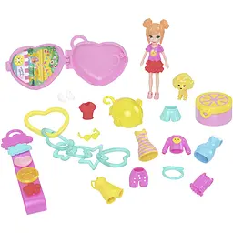 Набір-підвіска Mattel Polly Pocket Фруктовий стиль з мінімодницею в асортименті (JKR51) - мініатюра 2