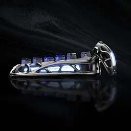 GravaStar Клавіатура механічна Mercury K1 Pro 80keys, GravaStar x Kailh Speedy Mint, BT/WL/USB, RGB, Interstellar Silver - мініатюра 8