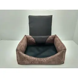 Лежак Matys Фокс прямокутний, №3, 65х50х23 см, коричневий - мініатюра 3