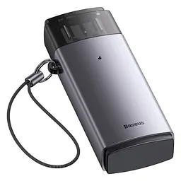 Кардридер USB Lite, Grey, USB 3.0 - microSD / SD (WKQX060013) Baseus teh0028490 - мініатюра 6