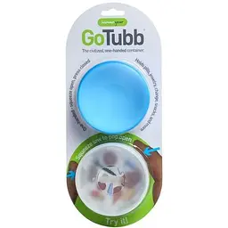 Набір контейнерів Humangear GoTubb 2-Pack Large Clear/Blue (1054-022.0049)
