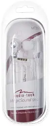 Гарнітура Media-Tech MAGICSOUND DS-2, 3,5 мм, White (MT3556W) - мініатюра 4
