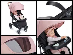 Прогулянкова коляска Kinderkraft Cruiser LX Pink - мініатюра 10