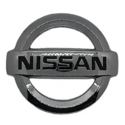 Емблема керма Nissan Хром 50х43 мм Пластик на скотчі (Завод)