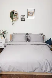 Підковдра Moon&Star Satin Premium Smoke Полуторна 143x210 см