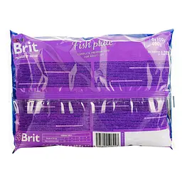 Набір вологих кормів для дорослих котів Brit Premium Cat pouch Рибна тарілка 400 г (4 уп. Х 100 г) - мініатюра 3