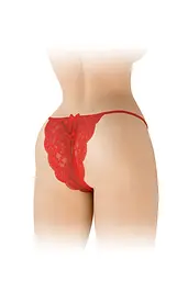 Трусики с открытым доступом Fashion Secret Cindy, One Size красные - миниатюра 2