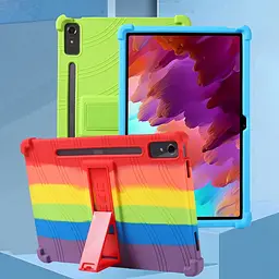 Чохол SoftGel Kids дитячий Lenovo Tab P12 12.7 TB370FU TB370XU TB240FC Веселковий - мініатюра 6