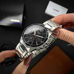 Чоловічий годинник Casio MTP-1374D-1A Сріблястий ( AT1141-0315 ) - мініатюра 4
