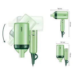 Фен складаний VGR V-421 Green - мініатюра 6