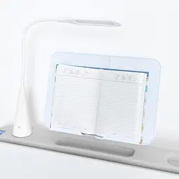 Парта M 5068-11 підставка для книги, лампа, сірий - мініатюра 6