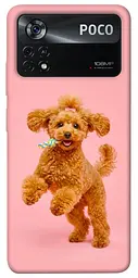 TPU чохол Demsky Happy poodle для Xiaomi Poco X4 Pro 5G