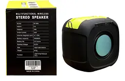 Колонка акумуляторна бумбокс Bluetooth мінідинамік FM приймач радіоприймач USB та LED підсвічування UKC SY-308 6426 - мініатюра 3