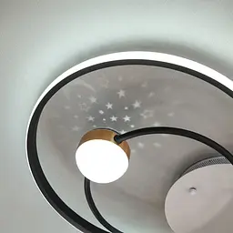 Led люстра з ефектом зоряного неба MX2989-2A WH+BK - мініатюра 2