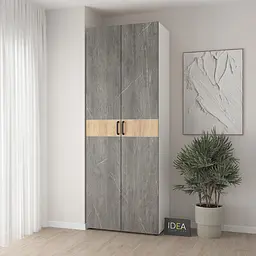 Шафа для одягу з однією штангою С-8.4 Білий/Юпітер Idea