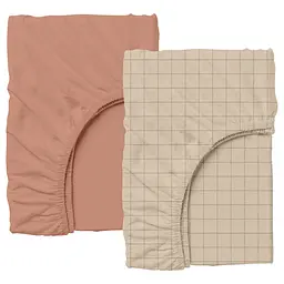 Набір простирадло на резинці 90х200 COPPER/ BEIGE GEOMETRY COSAS (4822052083208)