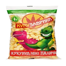 Кукурудзяні палички Кукузаврики солодкі неглазуровані 50 г