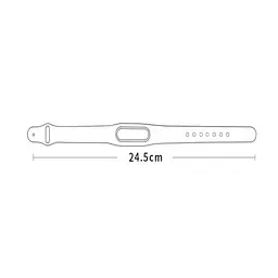 Ремінець MiJobs Sport Style для Xiaomi Mi Band 5/6 Lime Black - мініатюра 4