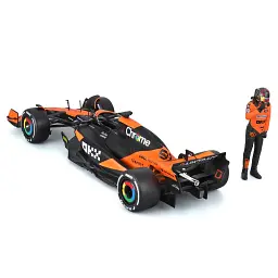 Масштабна модель автомобіля Bburago Автомодель з фігуркою - McLaren MCL38, 1:24 (18-28040) - мініатюра 12