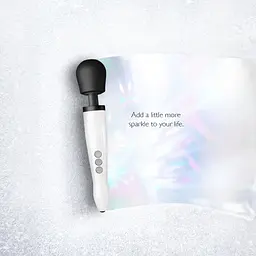 Вібромасажер DOXY Die Cast R Stardust White, перезаряджуваний, до 9000 об/хв - мініатюра 8