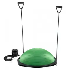 Балансувальна платформа 4FIZJO Bosu Ball 60 см Green 4FJ0037 (P-5907222931486) - мініатюра 2