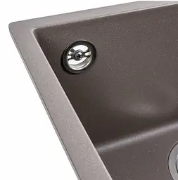 Кухонна мийка Platinum 4040 RUBA матова Дюна (SP000040837) - мініатюра 5