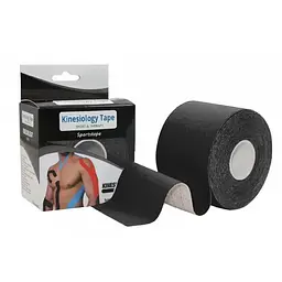 Кінезіологічний тейп Kinesio EasyFit EF-2080-BK, чорний