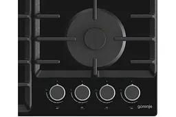 Варильна поверхня Gorenje газова на склі, 60см, чавун, чорний - мініатюра 4