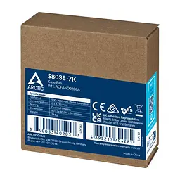 Корпусний вентилятор 80 мм Arctic S8038-7K ACFAN00288A Black - мініатюра 8