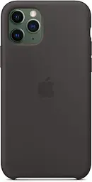 Оригінальний силіконовий чохол Apple Silicone Case для iPhone 11 Pro Max (6.5") Black (MX002ZM/A) - мініатюра 2