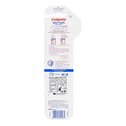 Зубна щітка Colgate Slim Soft з деревним вугіллям 2 шт. - мініатюра 2