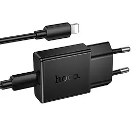 МЗП Hoco N72 Speed ultra-thin PD20W (1USB-C) + кабель Type-C to Lightning Black - мініатюра 3