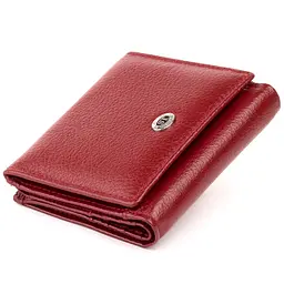 Компактний жіночий гаманець ST Leather 19257 бордовий - мініатюра 4