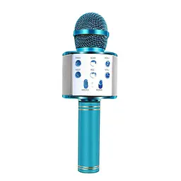 Караоке мікрофон wster ws 858 блакитний WSTER teh0032275