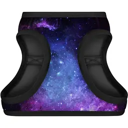 Шлея для собак м'яка Waudog Clothes NASA21, з QR паспортом, XS4, 36-39х26-28 см (2901-0148) - мініатюра 2