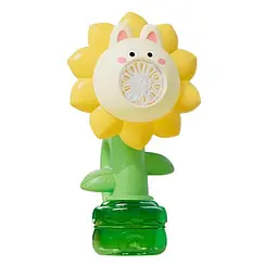 Мыльные пузыри Flower Bubble Machine со светом, жовтий-зелений (MB-350-B-62)
