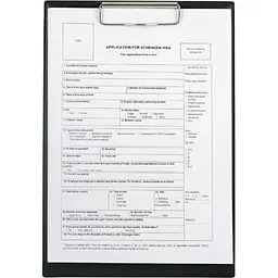 Планшет з металевим кліпом Axent Delta A4 чорний (D2510-01) - мініатюра 2