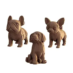 Картонний конструктор 3D Puzzle PUPPIES TRIO CARTPUPPIES 227 деталей