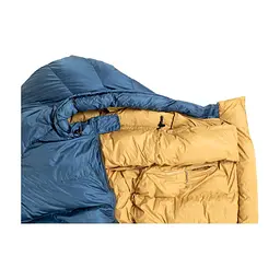 Спальний мішок Turbat Kuk пуховий 700 legion blue/dark cheddar 185 см (012.005.0367) - мініатюра 10