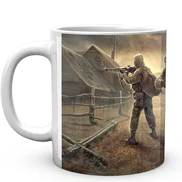 Кухоль GeekLand Сталкер S.t.a.l.k.e.r. atmospheric 2 ST.02.25 330 мл білий - мініатюра 2