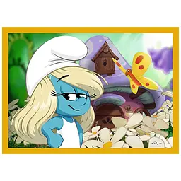 Пазл Trefl The Smurfs Життя в селі смурфів 4 в 1 (35, 48, 54, 70) (5900511346640) - мініатюра 5